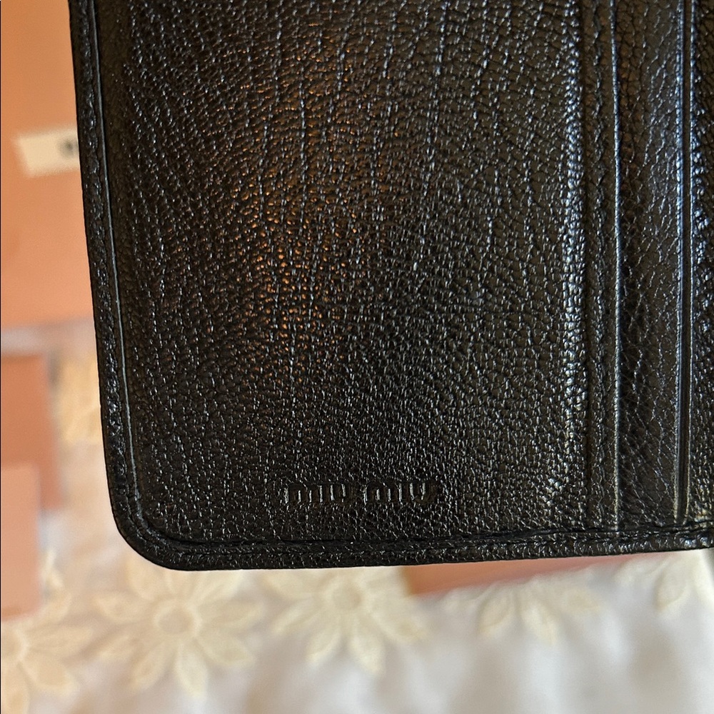 Miu Miu Black and Tan Wallet - Picture 9 of 15